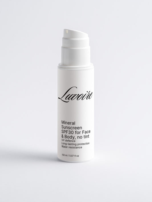 Mineral Sunscreen SPF30 for Face & Body, no tint